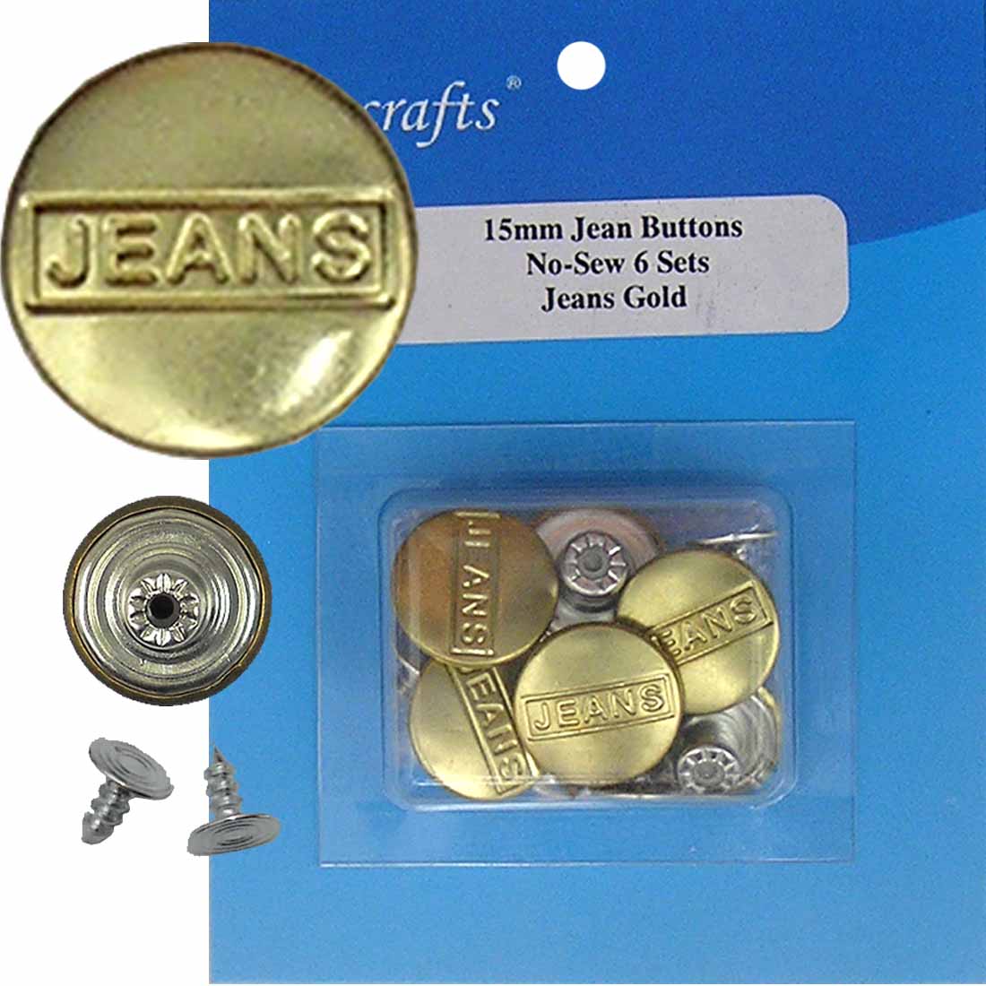 Jean Button - Jeans Gold