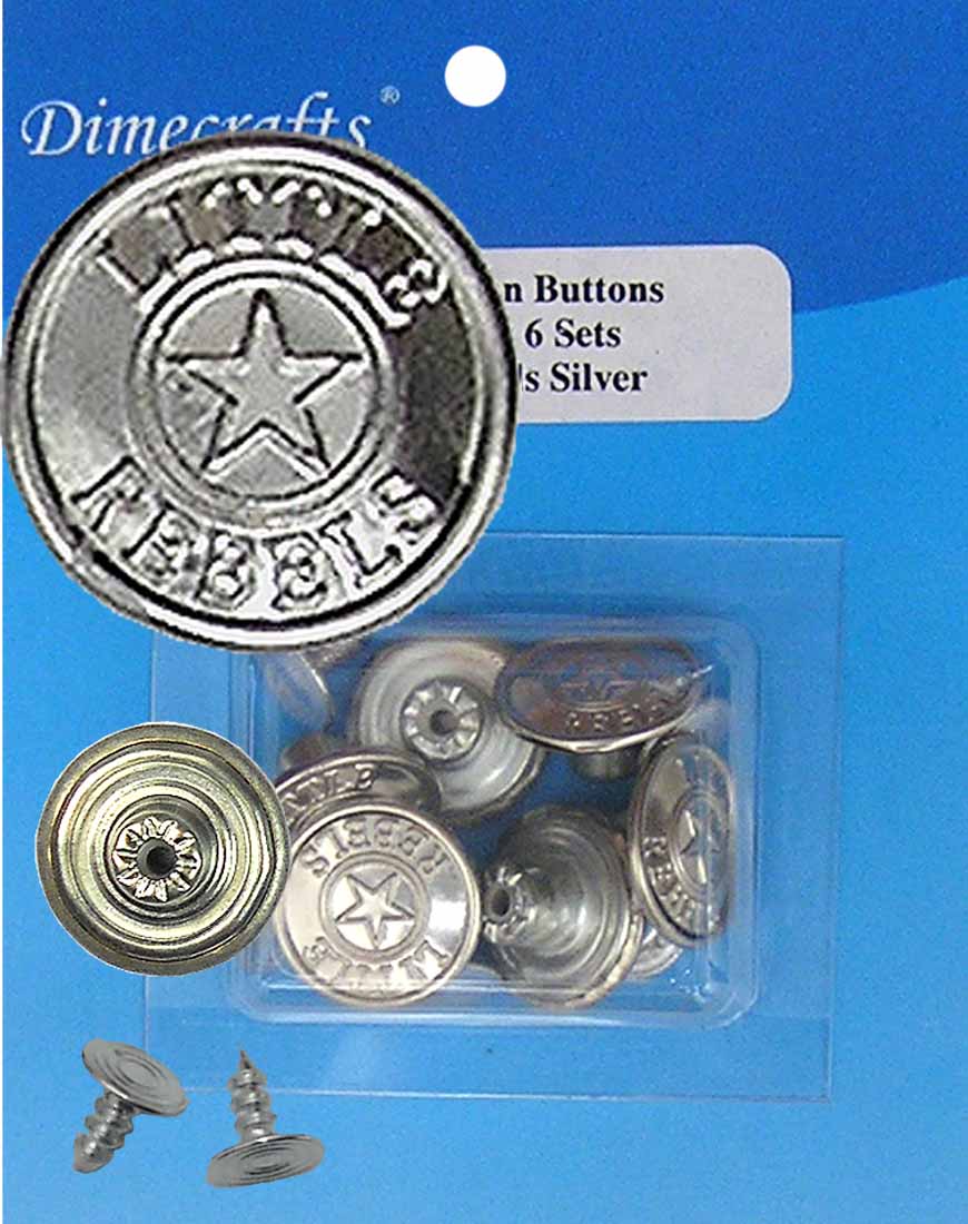 Jean Button - Little Rebel Silver