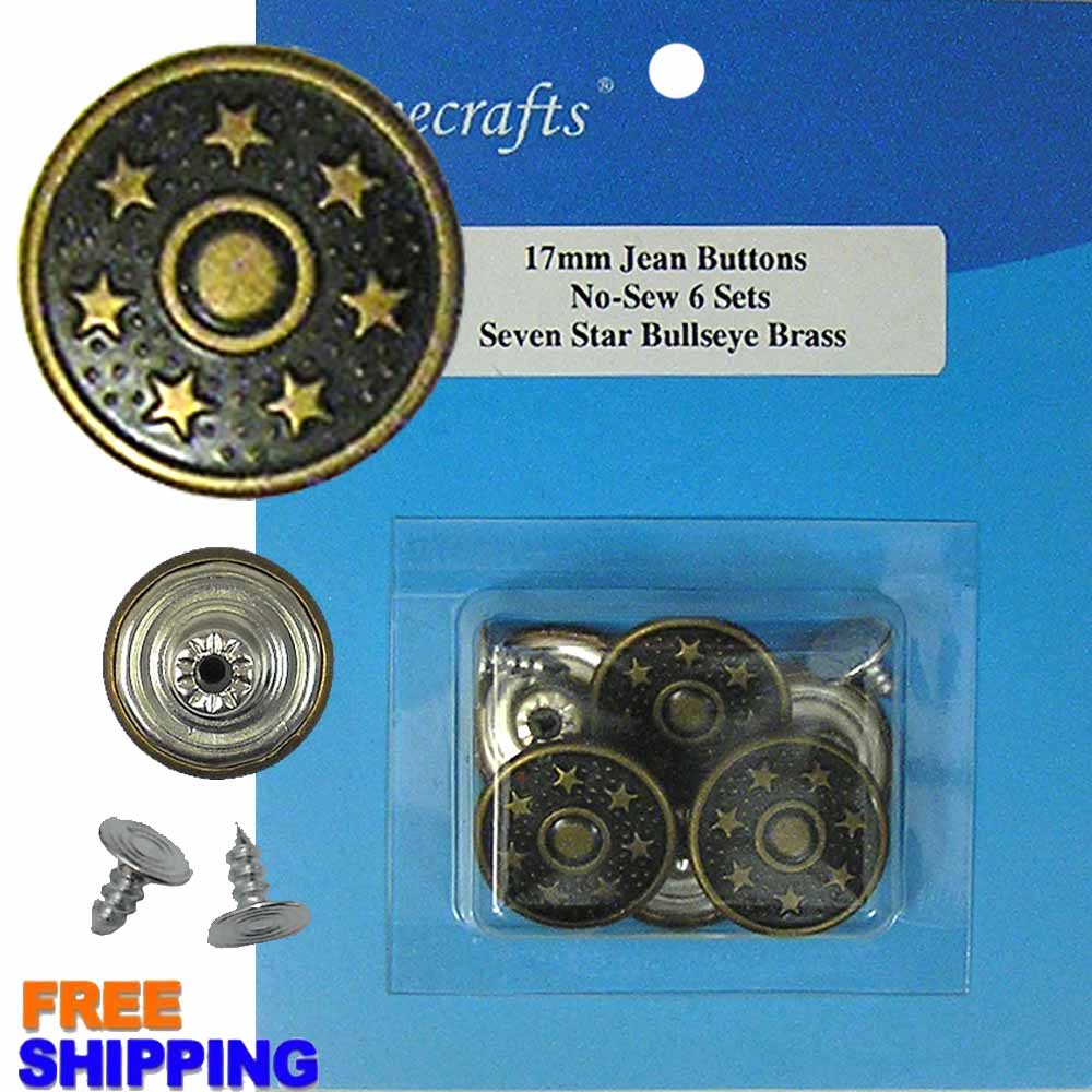 Jean Button - Bullseye Brass