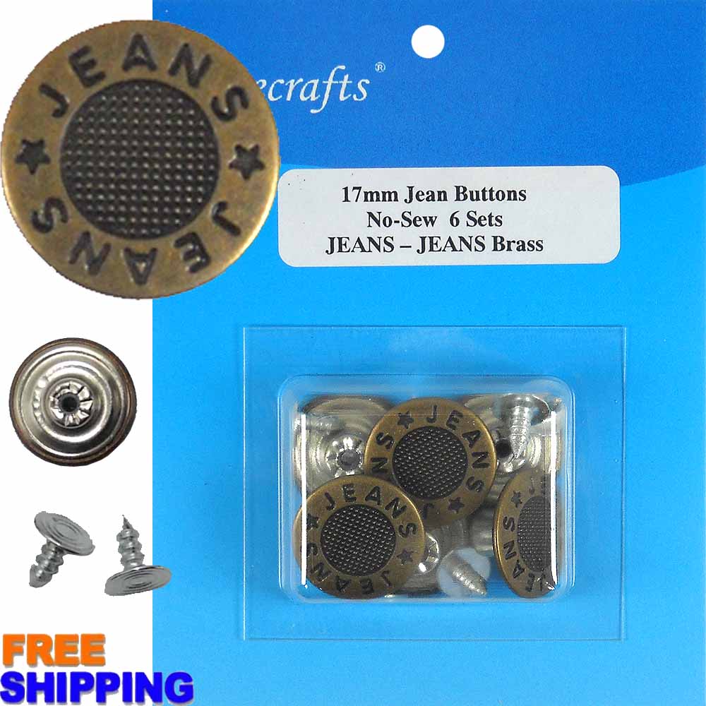 Jean Button - Jeans-Jeans Brass
