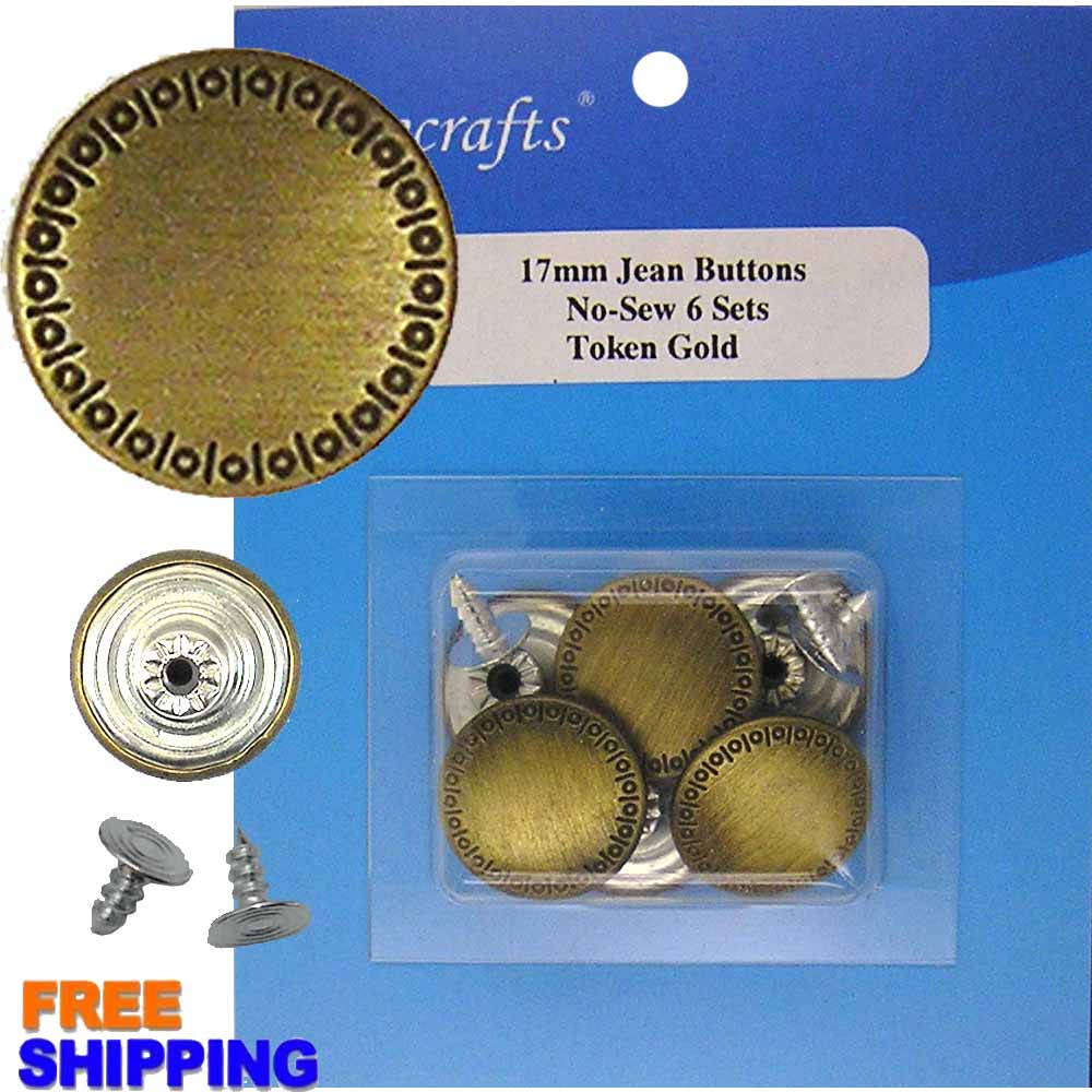 Jean Button - Token Gold 