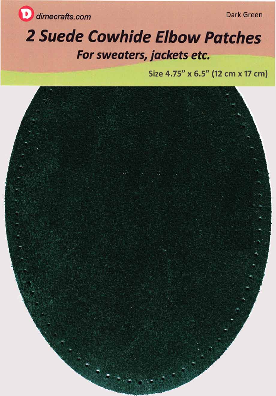 Natural Suede  — Dark Green