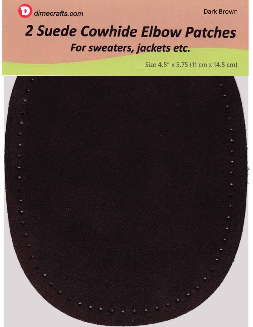 Natural Suede — Dark Brown